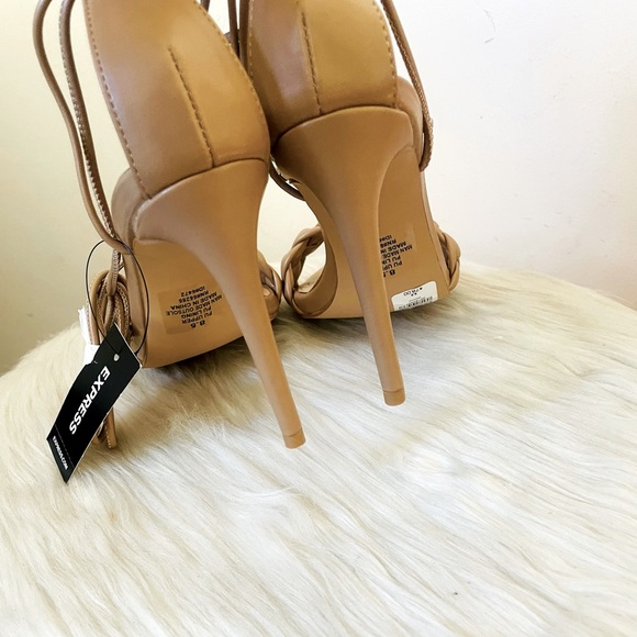 Express Braided Lace Up Heel - Picture 5 of 7